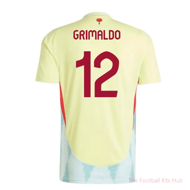 2024-2025 Spain Away Shirt (Ladies) (Grimaldo 12)-unisoccer store
