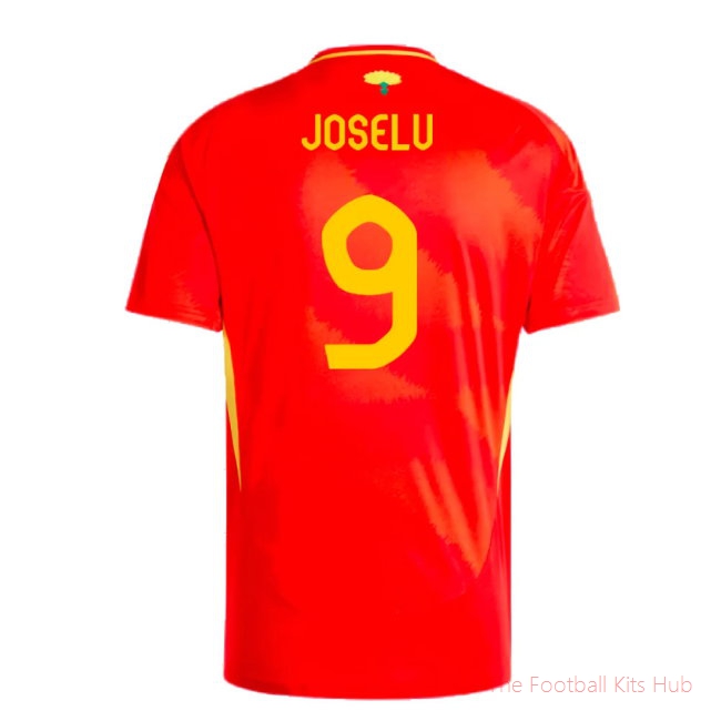2024-2025 Spain Home Shirt (Joselu 9)-unisoccer store