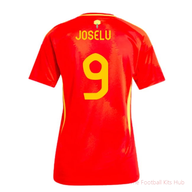 2024-2025 Spain Home Shirt (Ladies) (Joselu 9)-unisoccer store