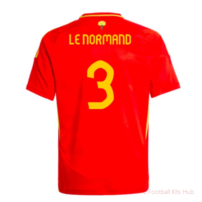 2024-2025 Spain Home Shirt (Kids) (Le Normand 3)-unisoccer store