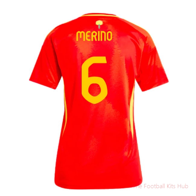 2024-2025 Spain Home Shirt (Ladies) (Merino 6)-unisoccer store