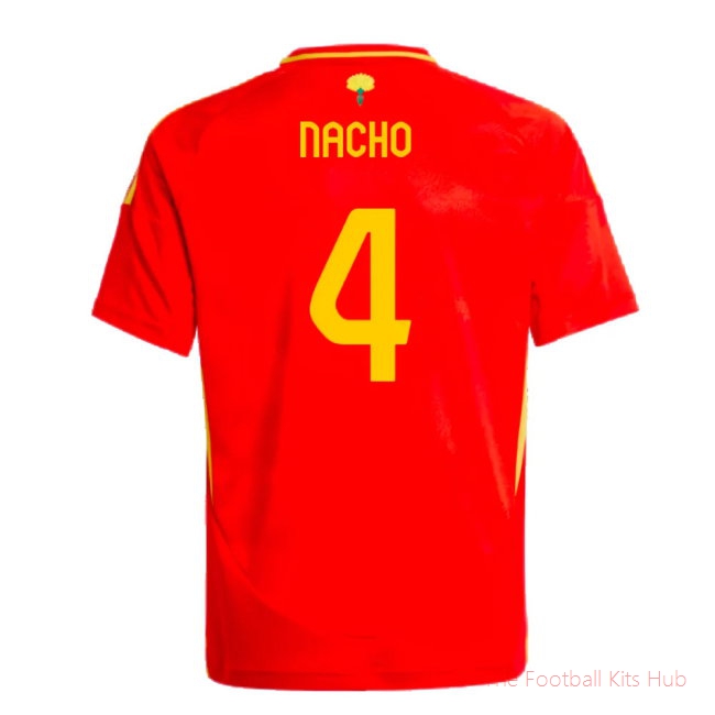 2024-2025 Spain Home Shirt (Kids) (Nacho 4)-unisoccer store