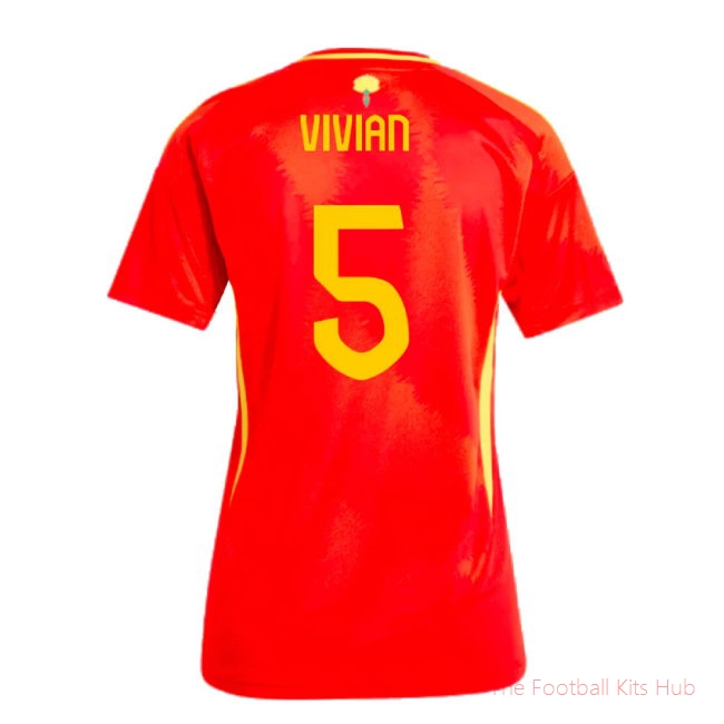 2024-2025 Spain Home Shirt (Ladies) (Vivian 5)-unisoccer store