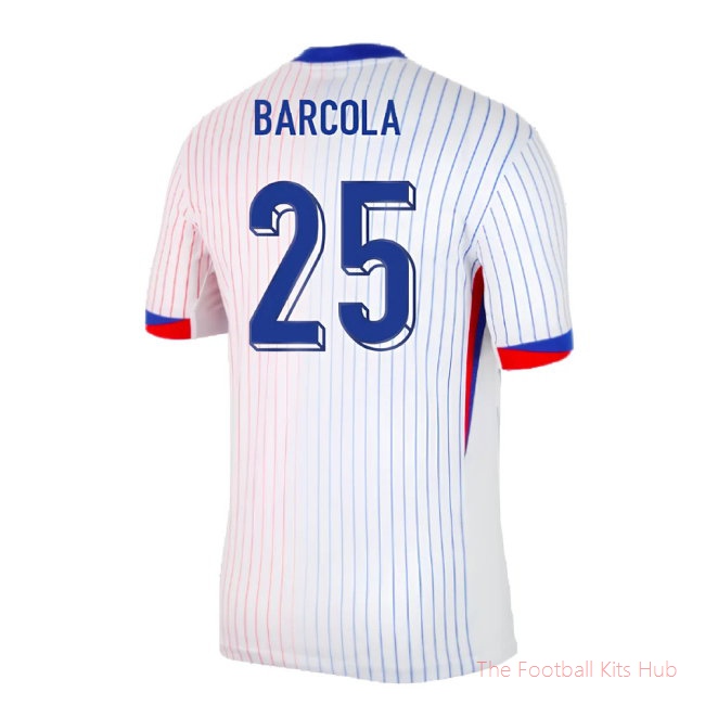 2024-2025 France Away Shirt (Barcola 25)-unisoccer store