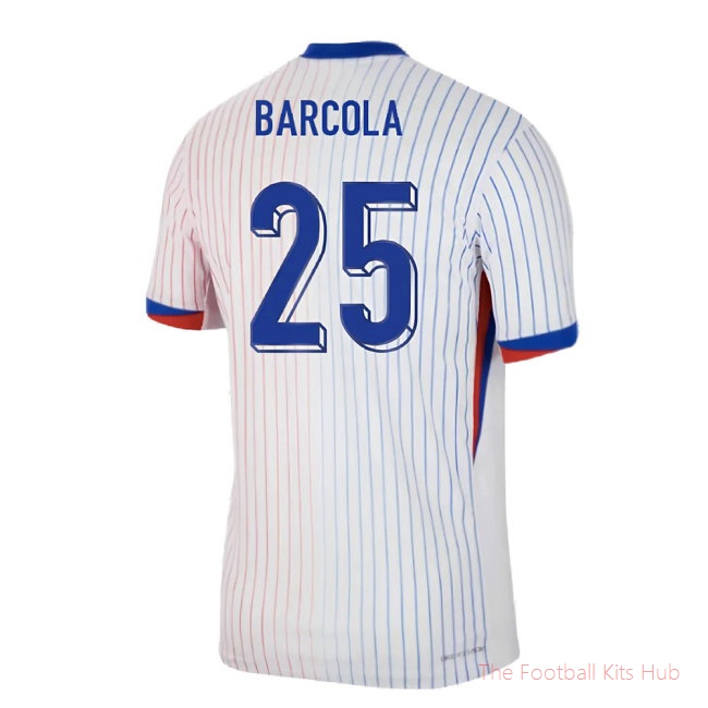 2024-2025 France Away Dri-ADV Match Shirt (Barcola 25)-unisoccer store