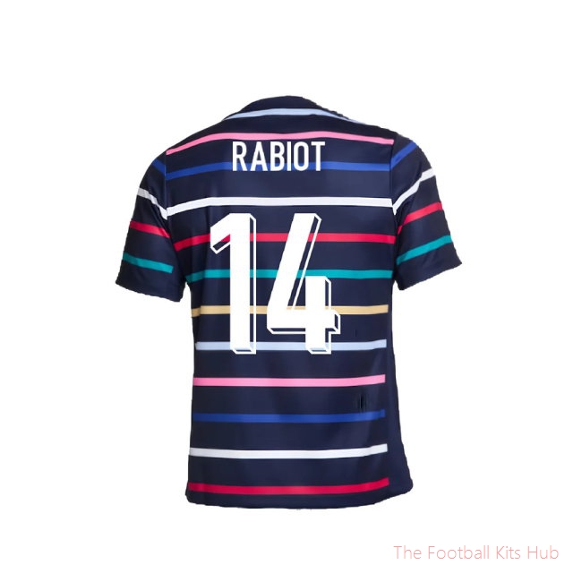 2024-2025 France Academy Pro Home Pre-Match Top (Navy) (Rabiot 14)-unisoccer store
