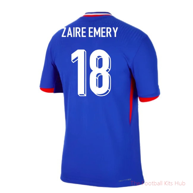 2024-2025 France Dri-FIT ADV Match Home Shirt (Zaire Emery 18)-unisoccer store