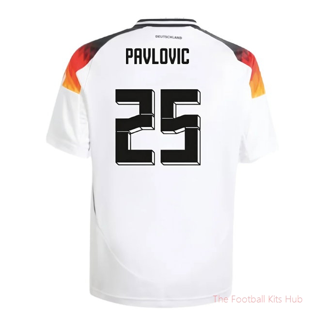2024-2025 Germany Home Shirt (Kids) (Pavlovic 25)-unisoccer store