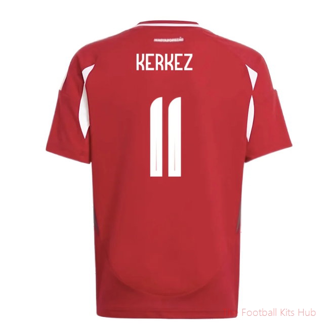 2024-2025 Hungary Home Shirt (Kids) (KERKEZ 11)-unisoccer store