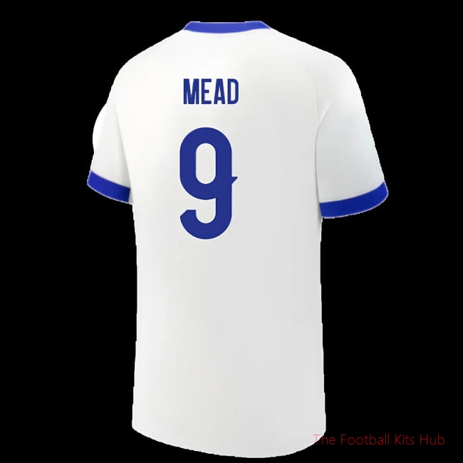 2025 England Womens Team Home Shirt (Unisex) (MEAD 9)-unisoccer store