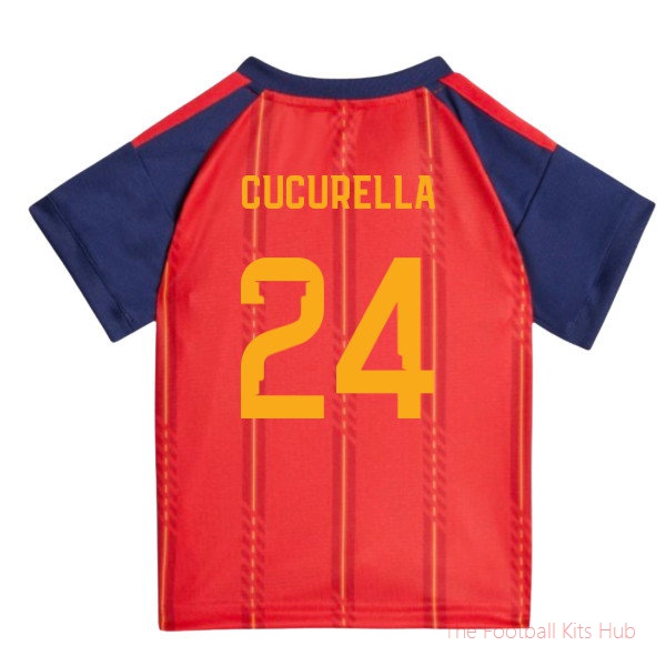 2026-2027 Spain Home Baby Kit (Cucurella 24)-unisoccer store
