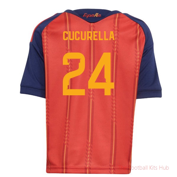 2026-2027 Spain Home Little Kids Mini Kit (Cucurella 24)-unisoccer store