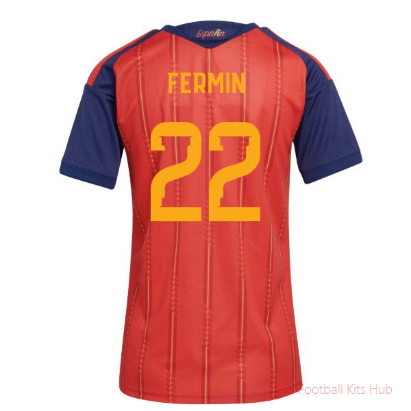 2026-2027 Spain Home Shirt (Womens) (Fermin 22)-unisoccer store