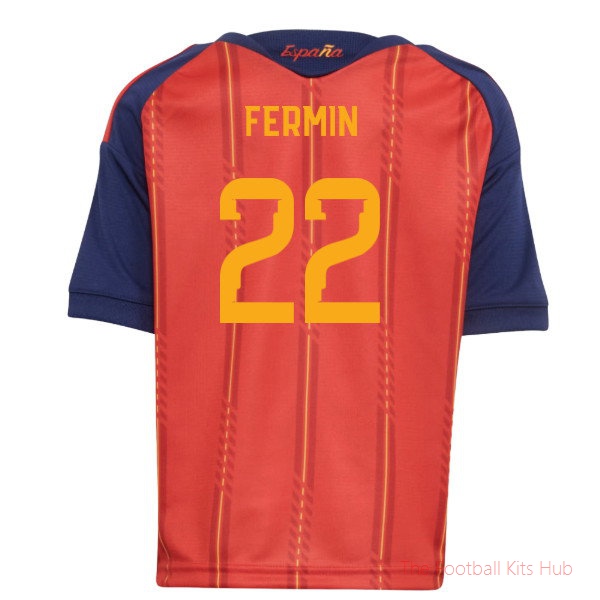 2026-2027 Spain Home Little Kids Mini Kit (Fermin 22)-unisoccer store