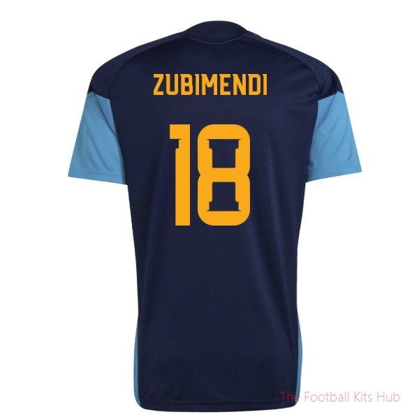 2026-2027 Spain Training Jersey (Night Indigo) (Zubimendi 18)-unisoccer store