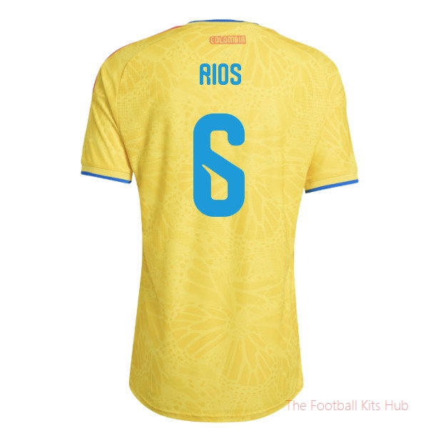 2026-2027 Colombia Authentic Home Shirt (Rios 6)-unisoccer store