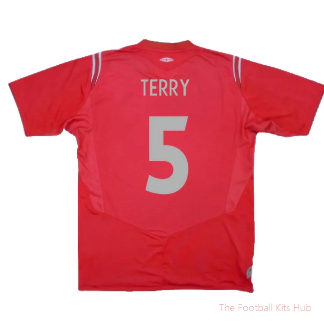 England 2004-06 Away Shirt (XL) (Excellent) (Terry 5)-unisoccer store