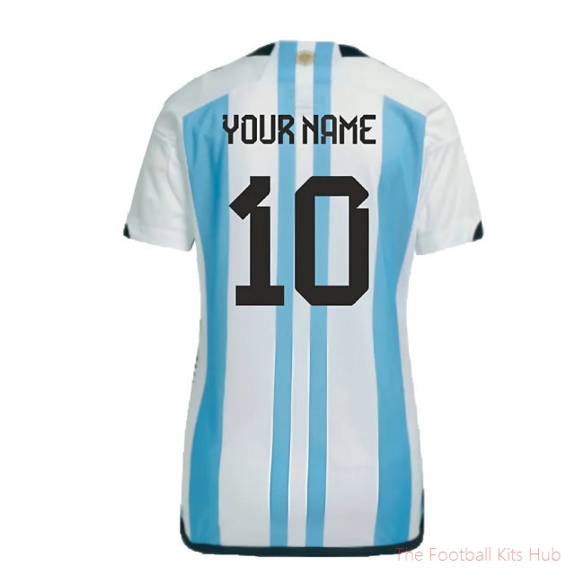 2022-2023 Argentina Home Shirt (Ladies) (Your Name)-unisoccer store