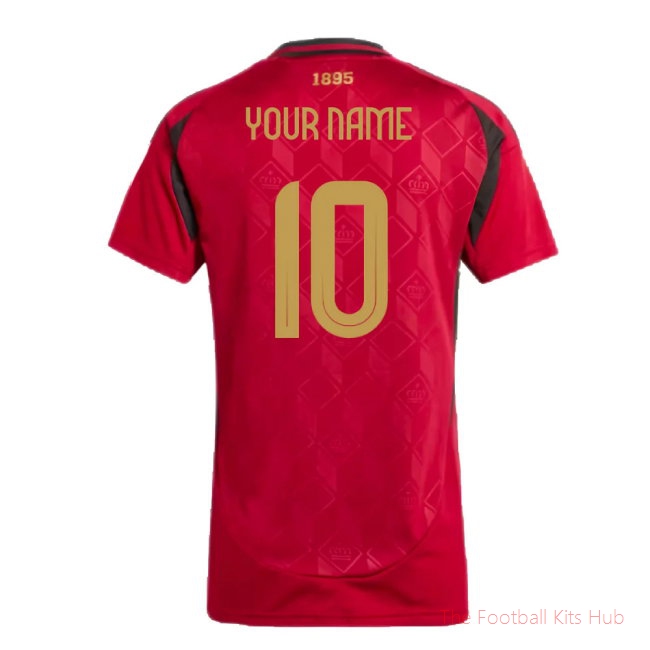 2024-2025 Belgium Home Shirt (Ladies) (Your Name)-unisoccer store
