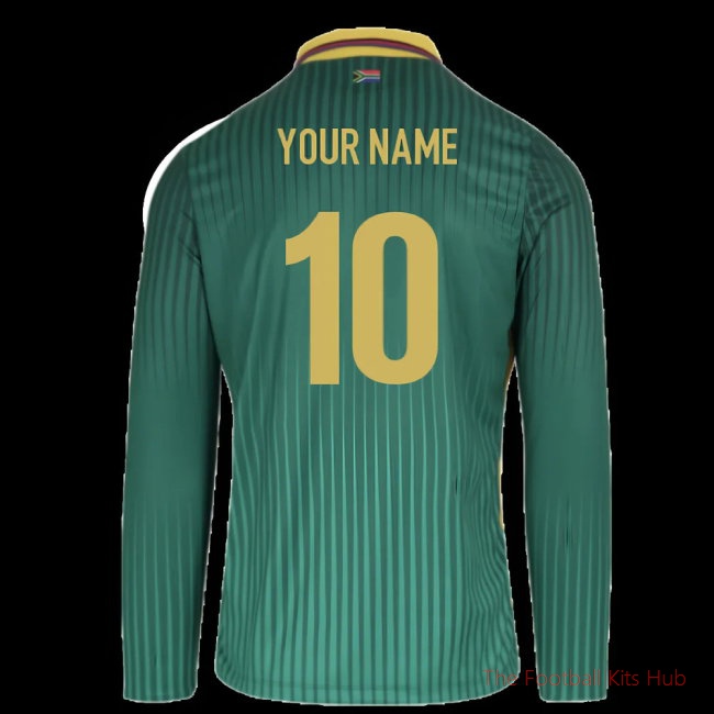 2025-2026 CSA Proteas Match Day ODI Long Sleeve Cricket Shirt (Your Name)-unisoccer store