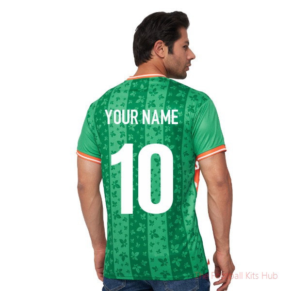 Ireland Legacy Football Jersey Green (Wolvate) Adult Short Sleeve (Your Name)-unisoccer store