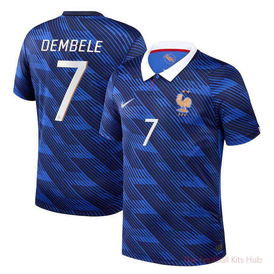 France Home Shirt World Cup 2026 DEMBELE 7-unisoccer store