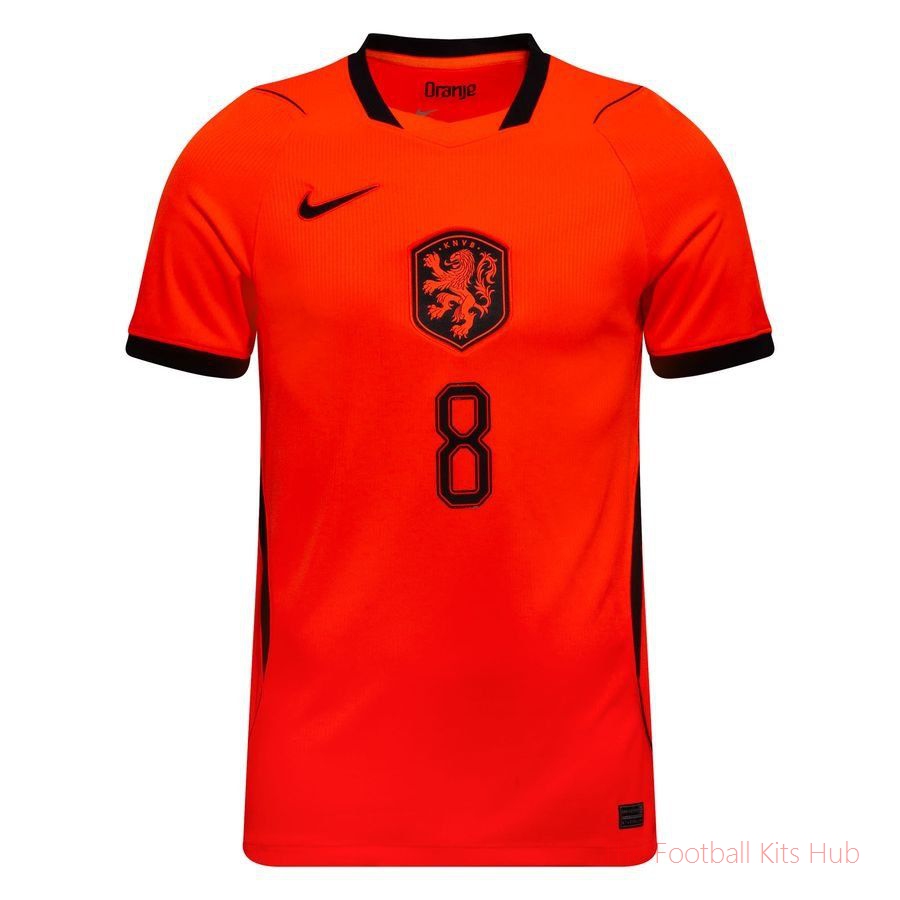 Holland Home Shirt World Cup 2026 GRAVENBERCH 8-unisoccer store