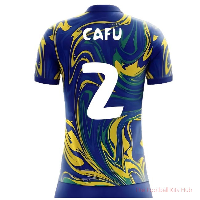 2025-2026 Brazil Away Concept Shirt (Cafu 2) - Kids-unisoccer store