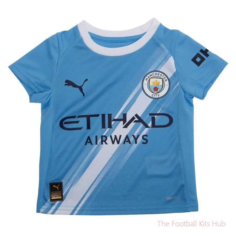 Manchester City Home Shirt 2025/26 Mini-Kit Kids-unisoccer store