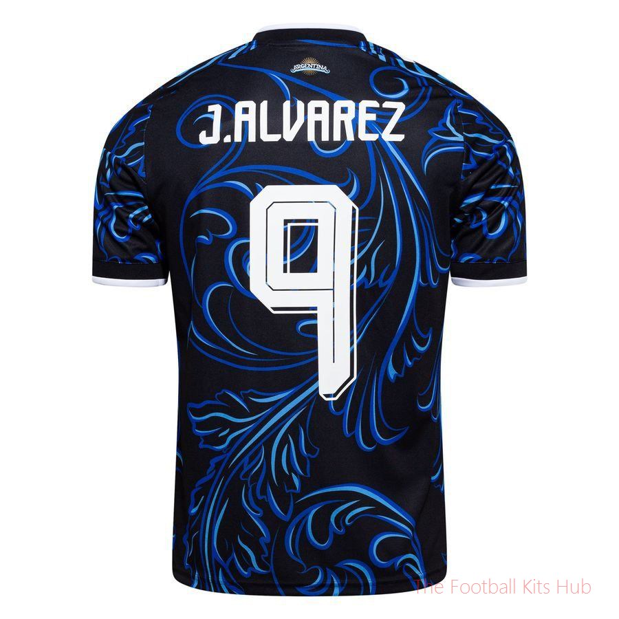 Argentina Away Shirt World Cup 2026 J. ALVAREZ 9-unisoccer store