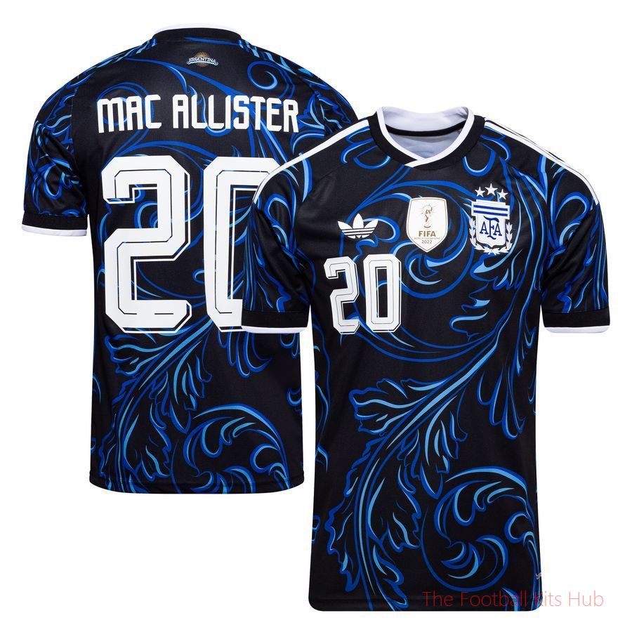 Argentina Away Shirt World Cup 2026 MAC ALLISTER 20-unisoccer store