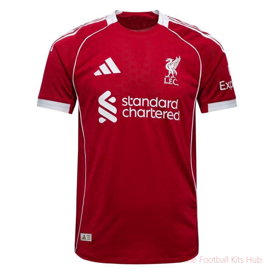 Liverpool Home Shirt Champions League 2025/26 Authentic-unisoccer store