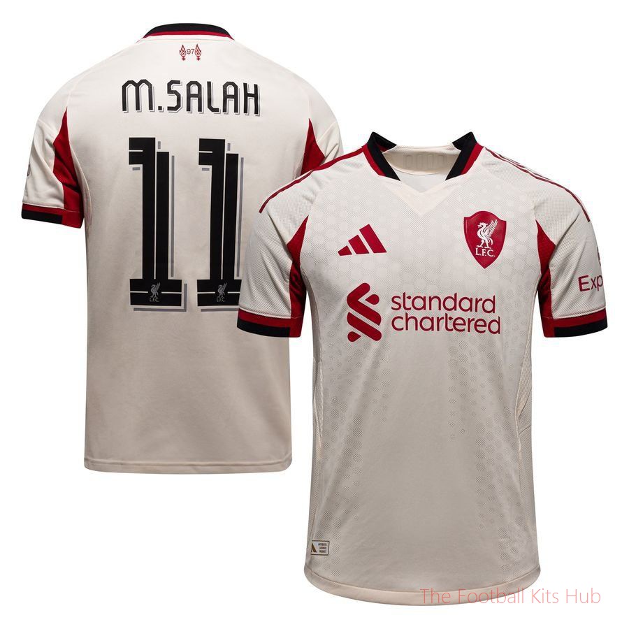 Liverpool Away Shirt 2025/26 Champions League Authentic M.SALAH 11-unisoccer store