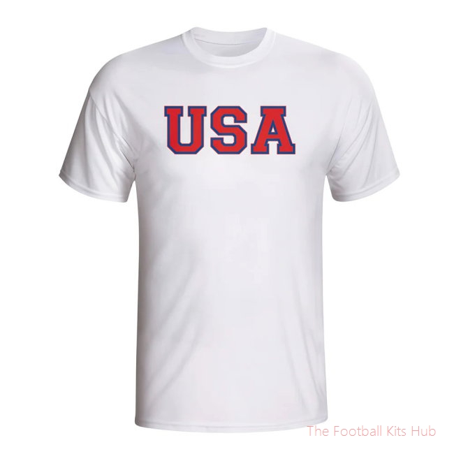 Usa Country Iso T-shirt (white) - Kids-unisoccer store