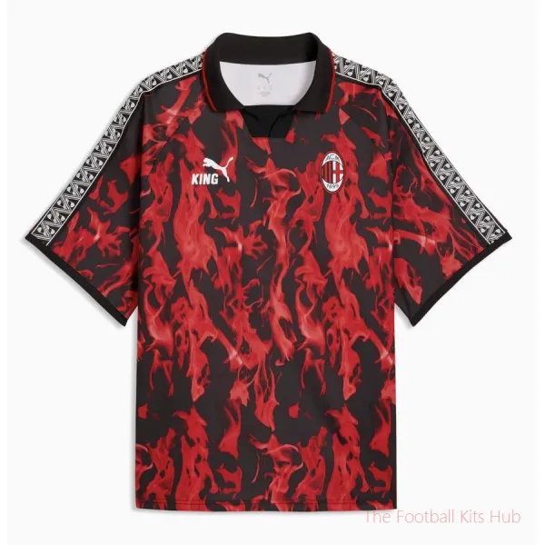 Milan Football Shirt King Retro - For All Time Red/PUMA Black