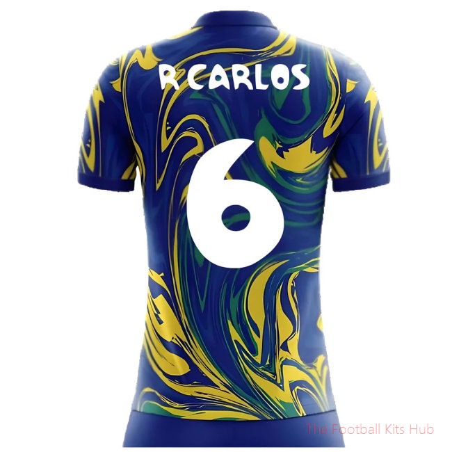 2025-2026 Brazil Away Concept Shirt (R Carlos 6)-unisoccer store