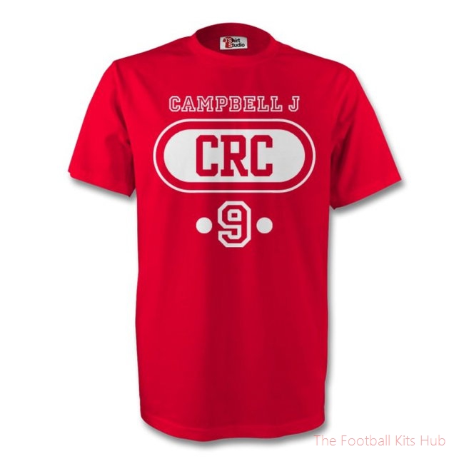 Joel Campbell Costa Rica Crc T-shirt (red)-unisoccer store