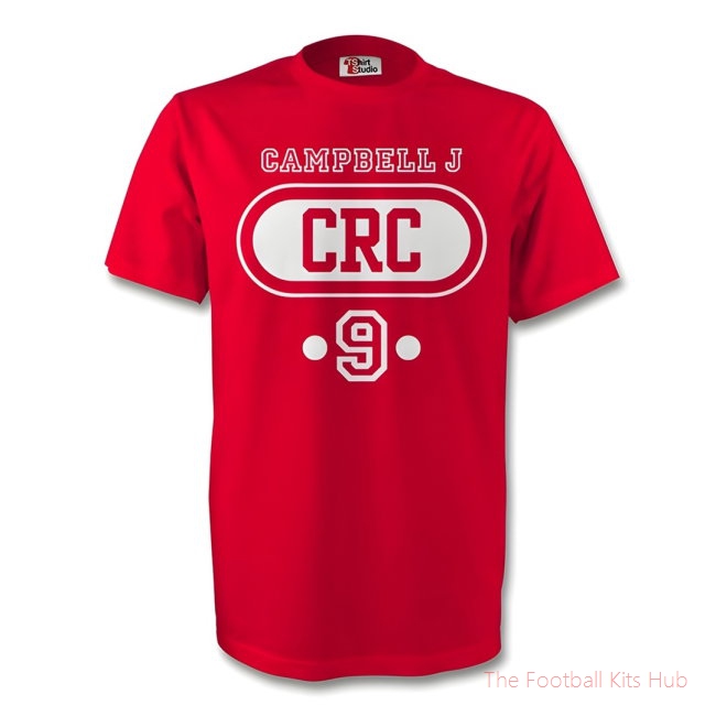 Joel Campbell Costa Rica Crc T-shirt (red)-unisoccer store