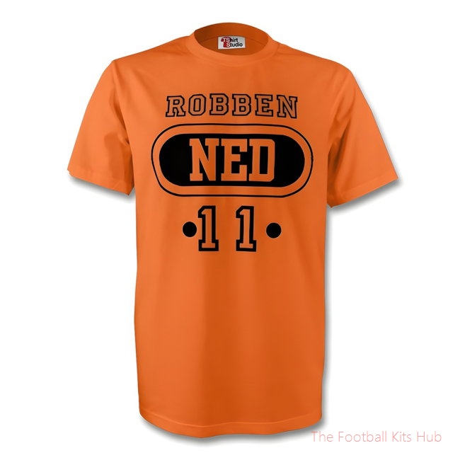 Arjen Robben Holland Ned T-shirt (orange) - Kids-unisoccer store