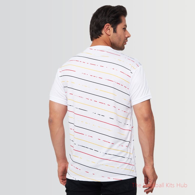 Germany Legacy Football Jersey Striped (Wolvate) Adult Short Sleeve-unisoccer store