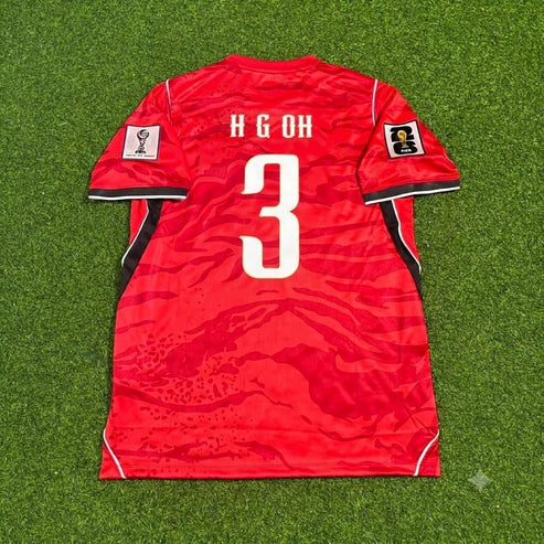 South Korea Home Retro Soccer Jersey 2026 Red | Hyeon-gyu Oh Edition