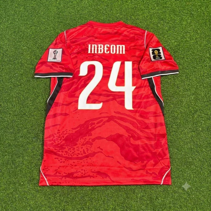 South Korea Home Retro Soccer Jersey 2026 Red | Hwang In-Beom Edition