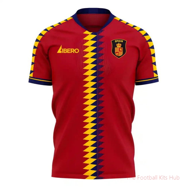 Spain 2025-2026 Home Concept Football Kit (Libero)-unisoccer store