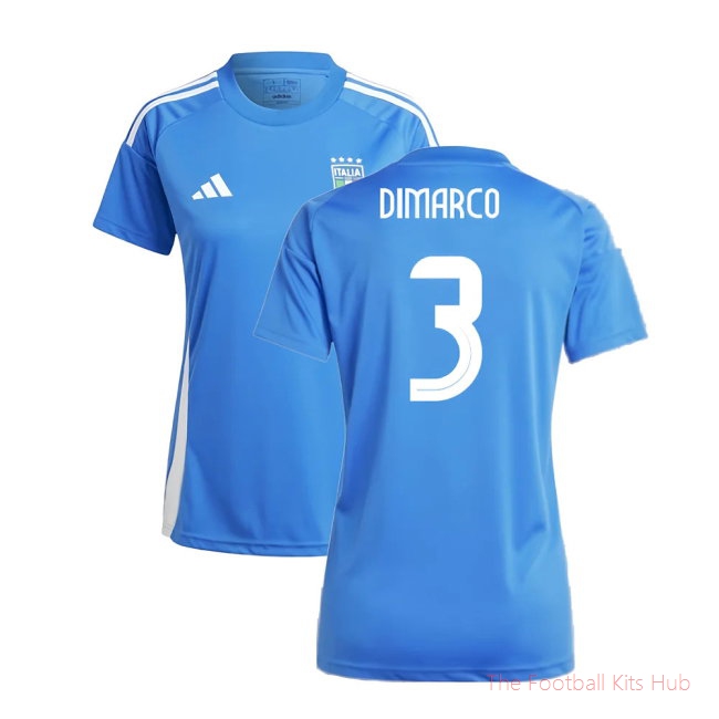 2024-2025 Italy Home Fan Jersey (Ladies) (DIMARCO 3)-unisoccer store