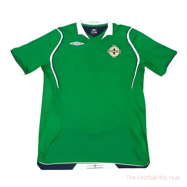 Northern Ireland 2008-09 Home Shirt (XL) (Good) (Taylor 1)-unisoccer store