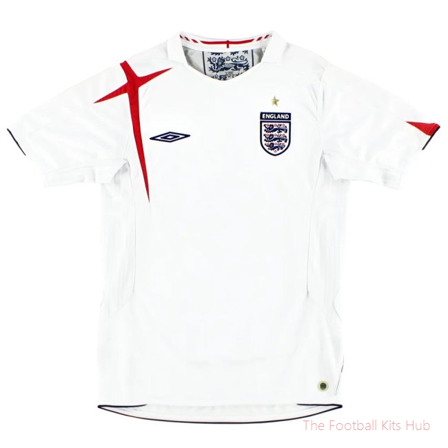 England 2006-08 Home Shirt (XL) (Excellent) (BECKHAM 7)-unisoccer store