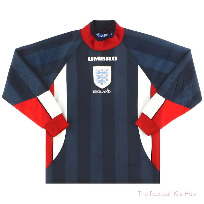 England 1997-98 Away Goalkeeper Shirt (L) (Excellent) (Flowers 22)-unisoccer store