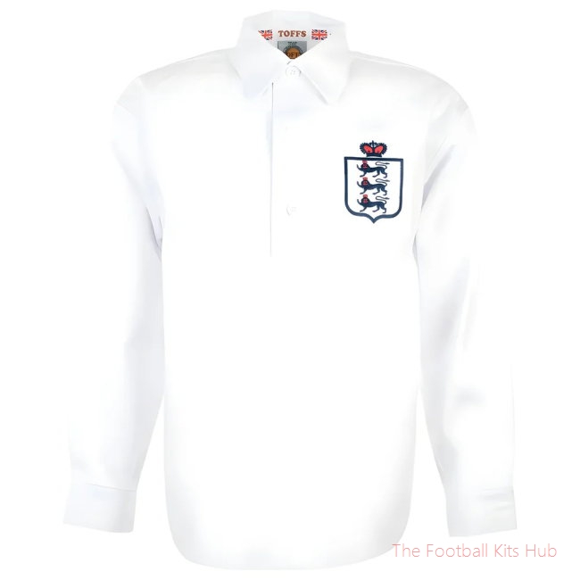 England 1930-50s Retro Football Shirt-unisoccer store
