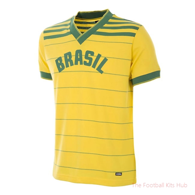Brazil 1984 Retro Football Shirt-unisoccer store