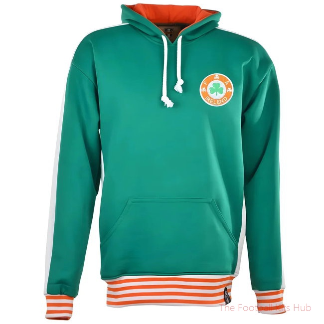Republic of Ireland Retro Hoodie-unisoccer store
